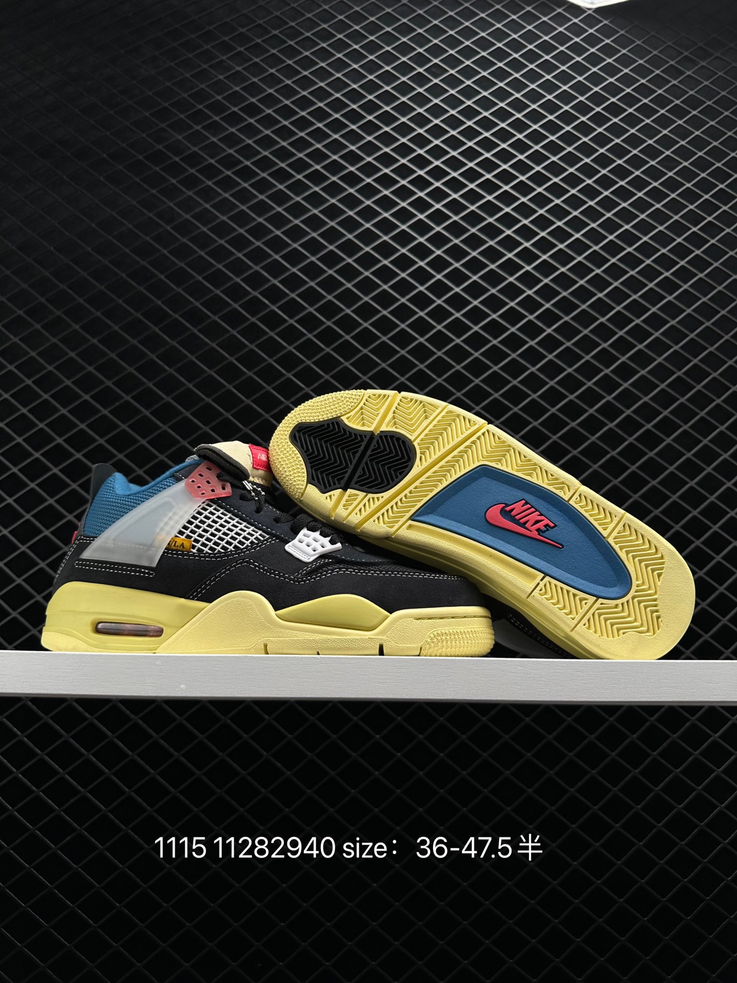 Union x Air Jordan 4 Retro SP “Off Noir”